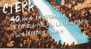 CTERA 40 años de lucha  CARTEL