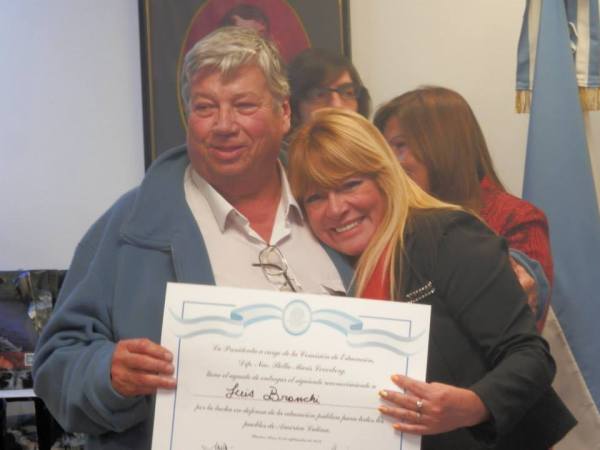 Branchi y diputada Leverberg