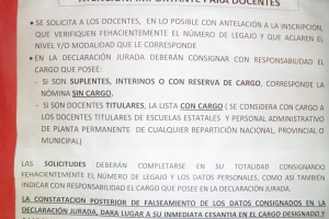 Nota 03/14 de la Junta de Clasificación Docente Fsa