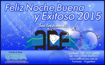 tarjeta fin de año ADF
