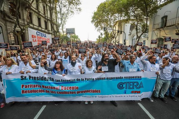 ADF en la Jornada Nacional de Lucha Docente -Abril 2018